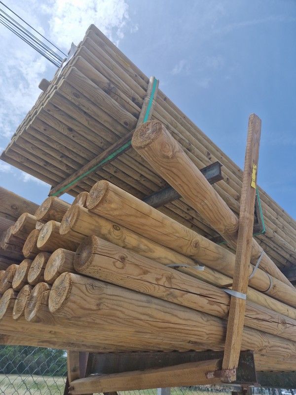 RONDIN ET BOIS BRUT AUTOCLAVE